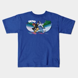 Skaters Will Skate to Infinity and Beyond Kids T-Shirt